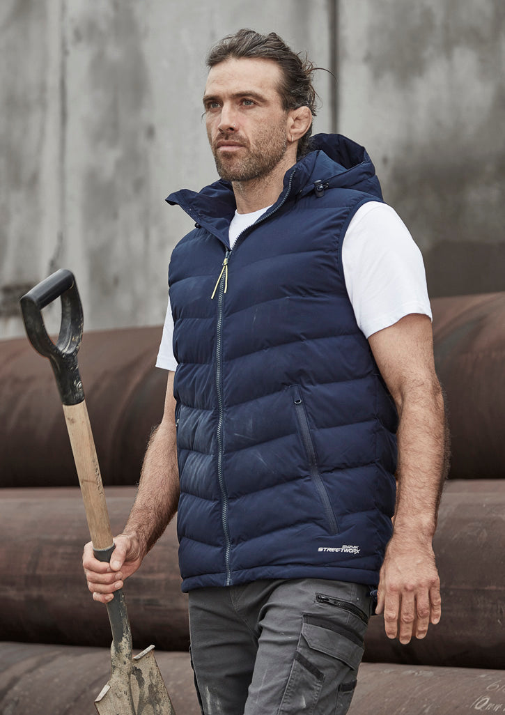 Syzmik ZV245  Unisex Streetworx Hooded Puffer Vest