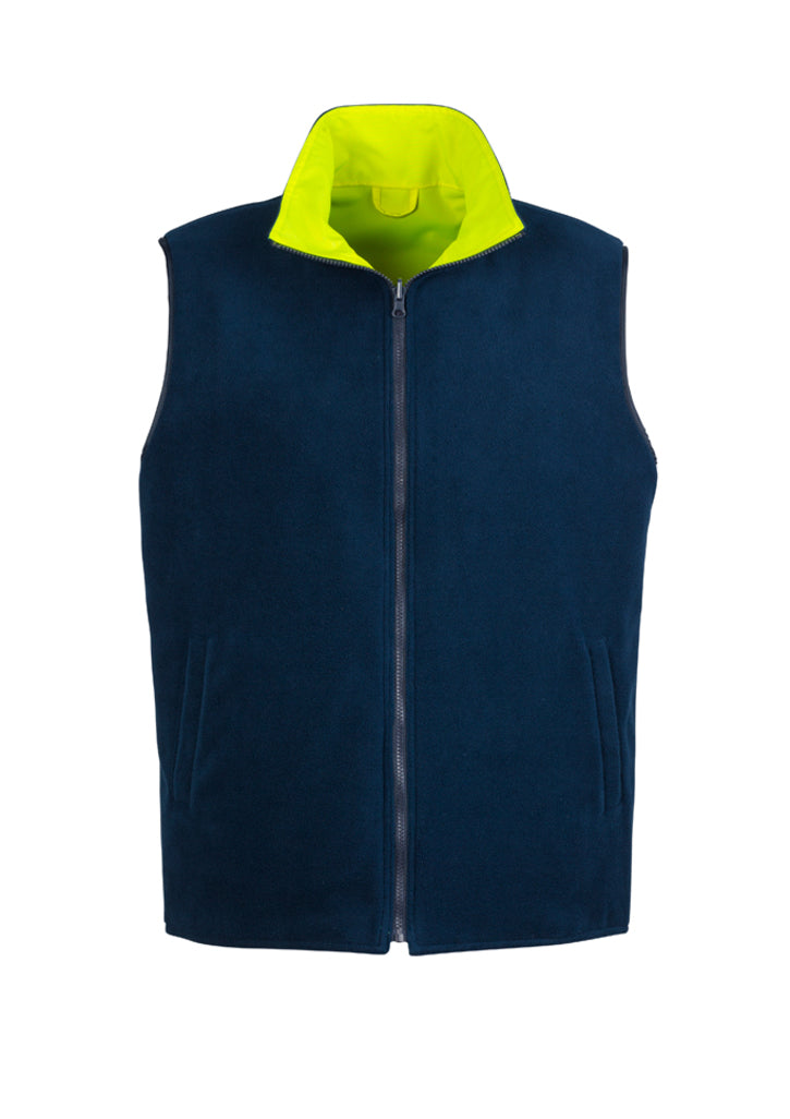 Syzmik ZV358 Men's Hi Vis Lightweight Fleece Lined Vest