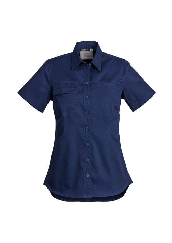 Syzmik ZWL120 Women's Lightweight Tradie S/S Shirt