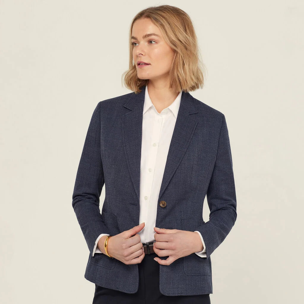 NNT CAT1HA Textured Jacket-Indigo