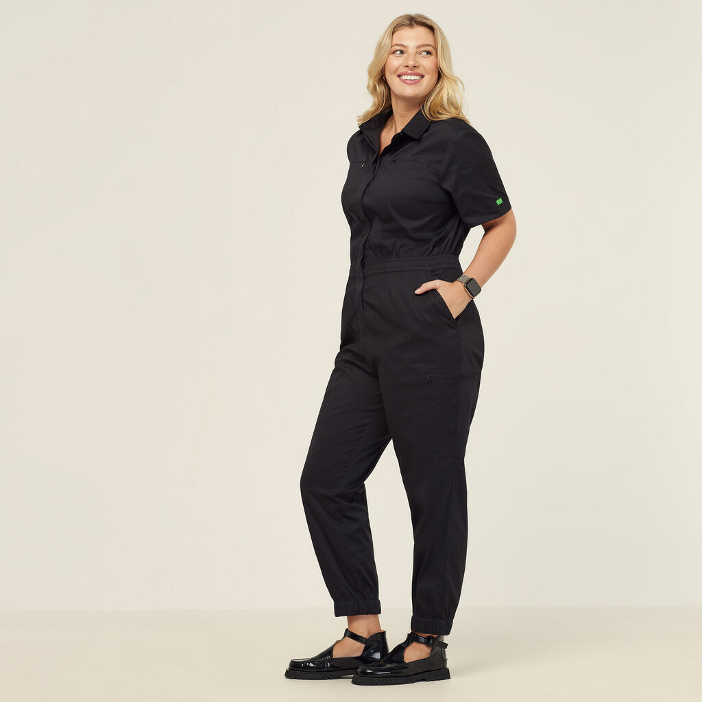 NNT CAT3WD Jenner Jogger Jumpsuit-Black