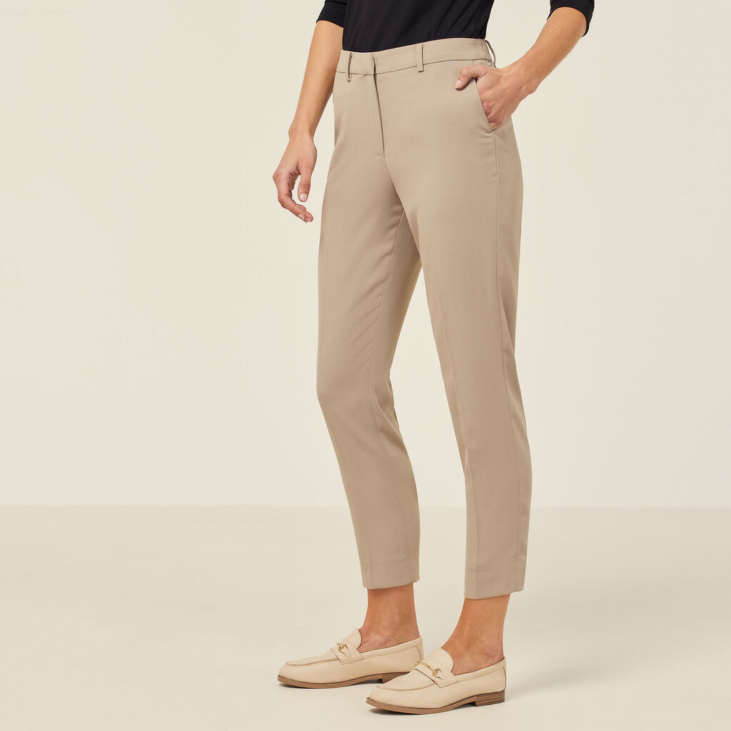 NNT CAT3YC Crepe Stretch High Waist Cropped Pant