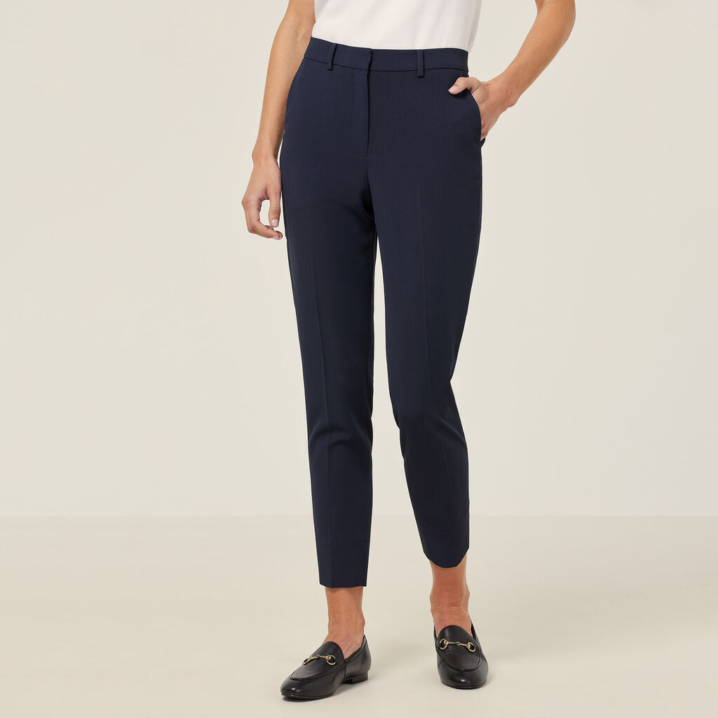 NNT CAT3YC Crepe Stretch High Waist Cropped Pant