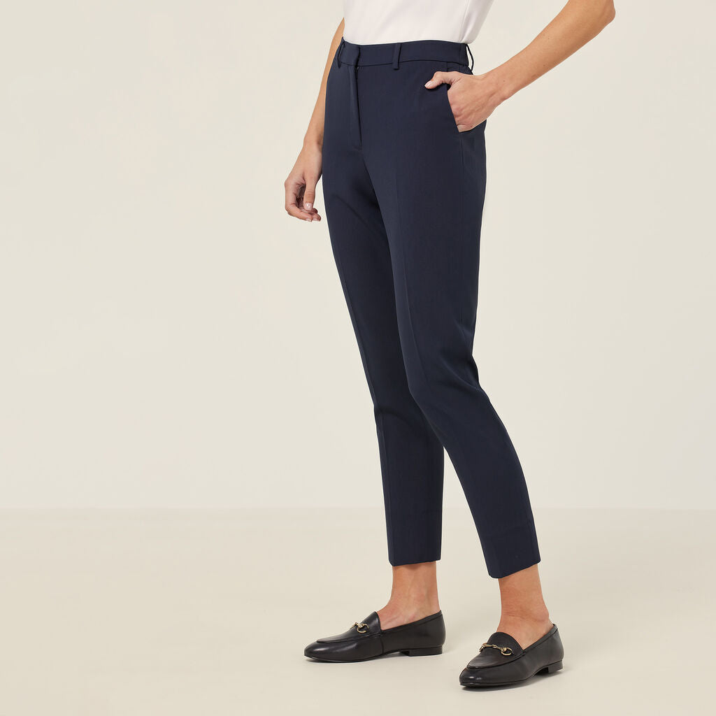 NNT CAT3YC Crepe Stretch High Waist Cropped Pant