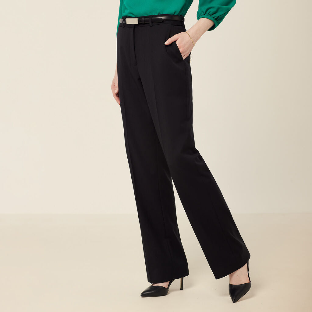 NNT CAT3YG Wool Blend Twill Secret Waist Regular Fit Pant