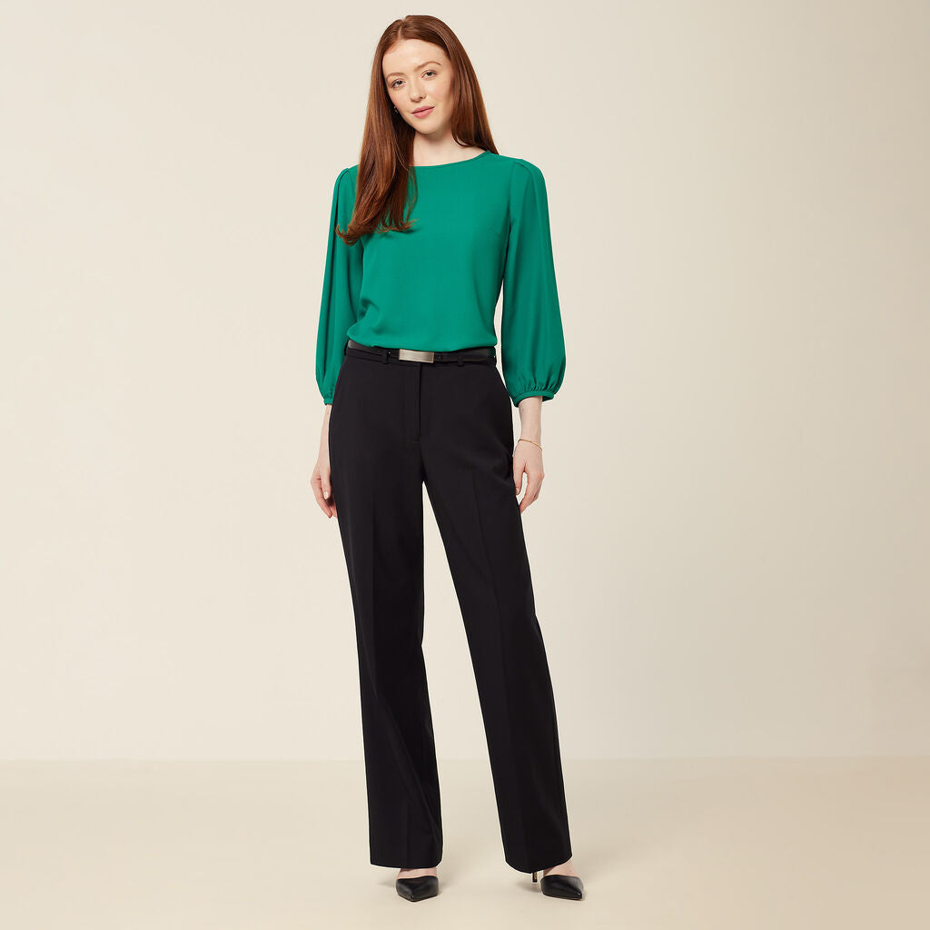 NNT CAT3YG Wool Blend Twill Secret Waist Regular Fit Pant