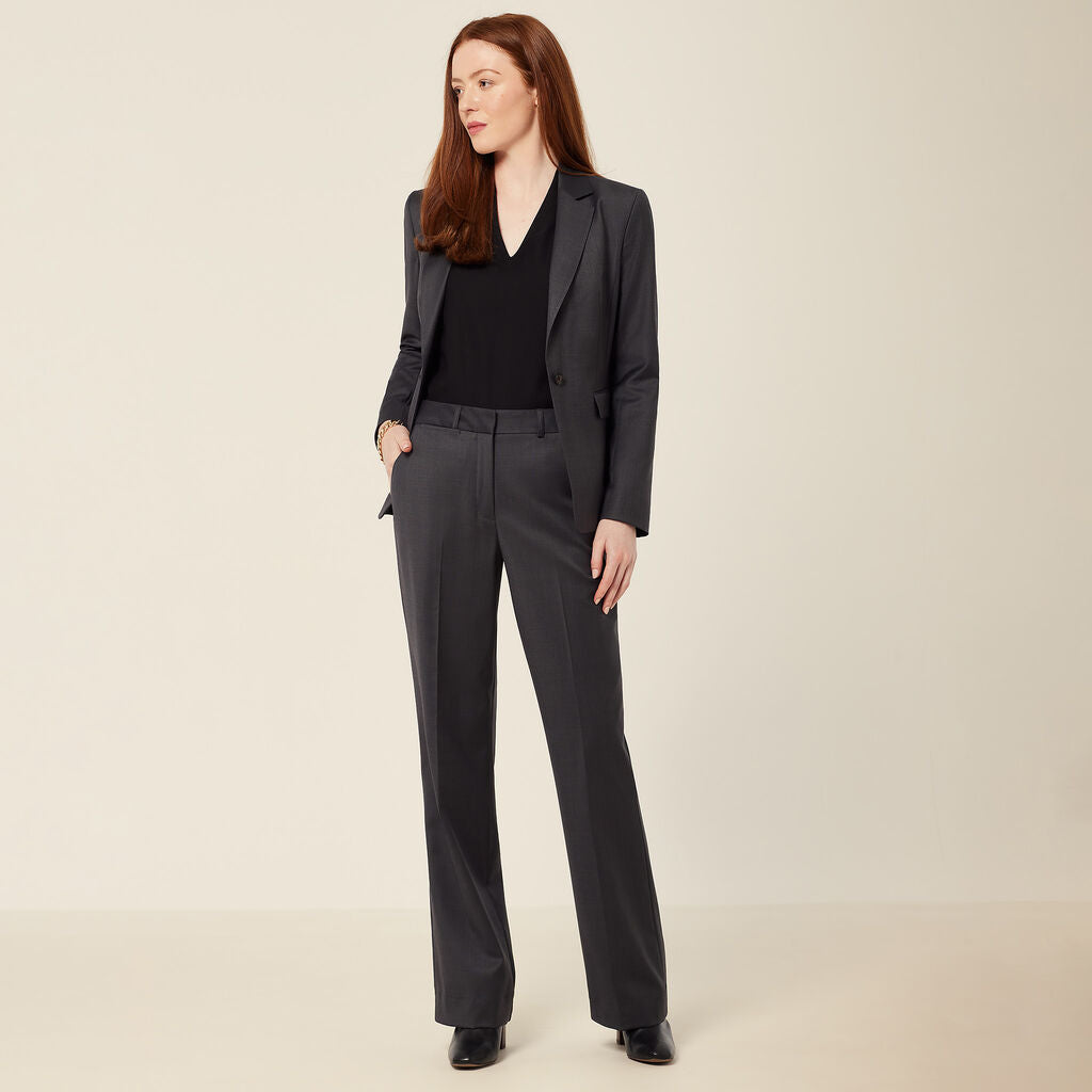 NNT CAT3YG Wool Blend Twill Secret Waist Regular Fit Pant