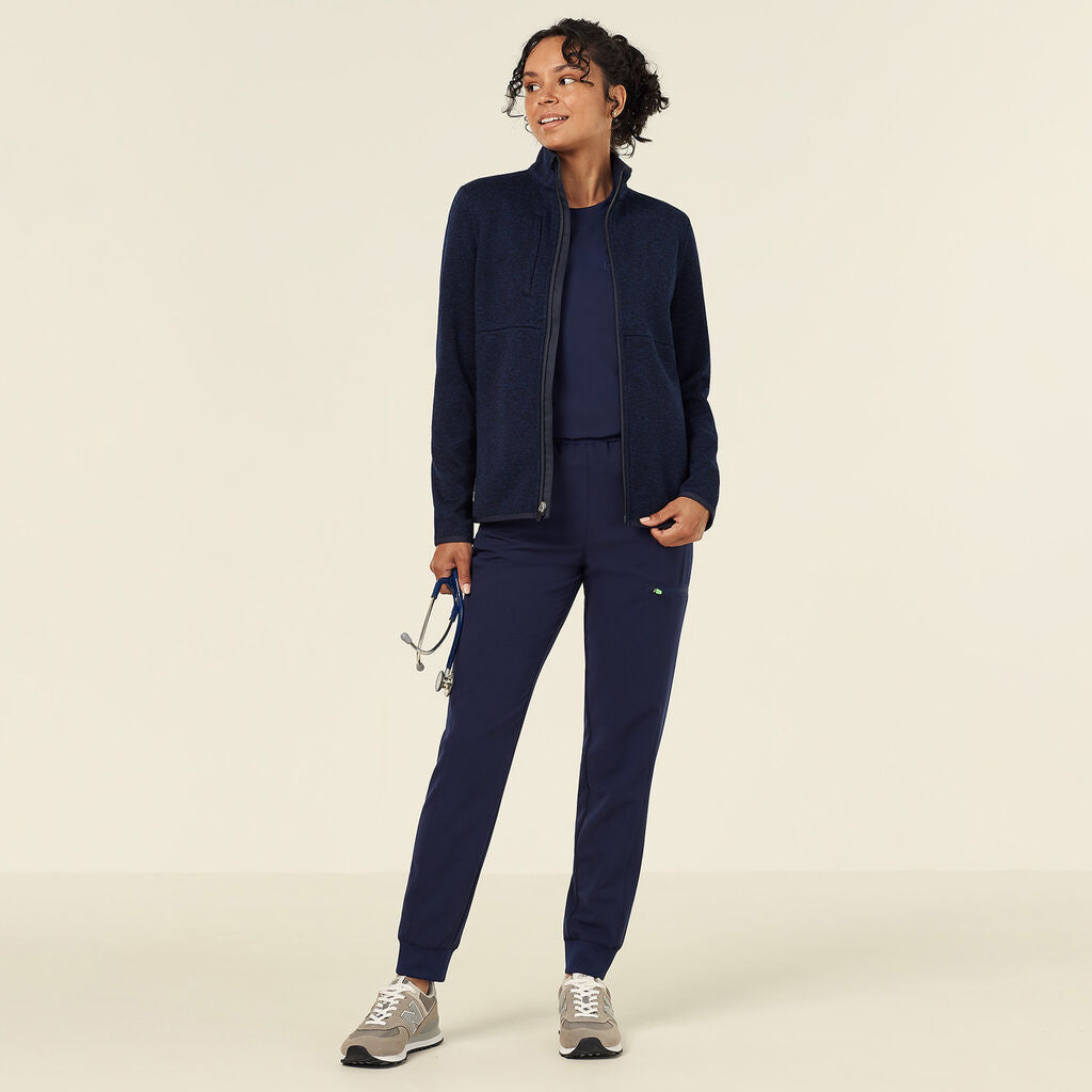 NNT CAT5E2 Textured Fleece Zip Front Jacket