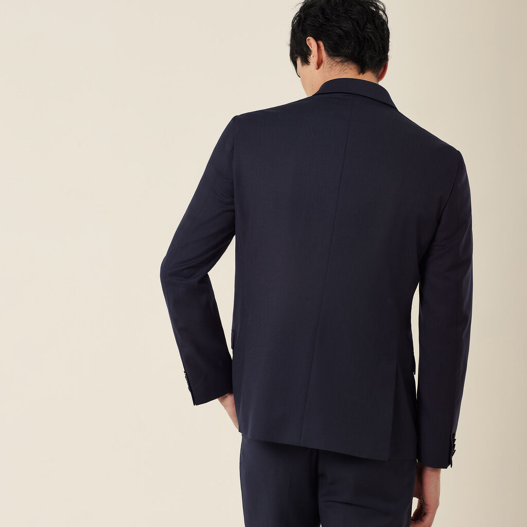 NNT CATBEU Wool Blend Twill Tailored 2 Button Jacket