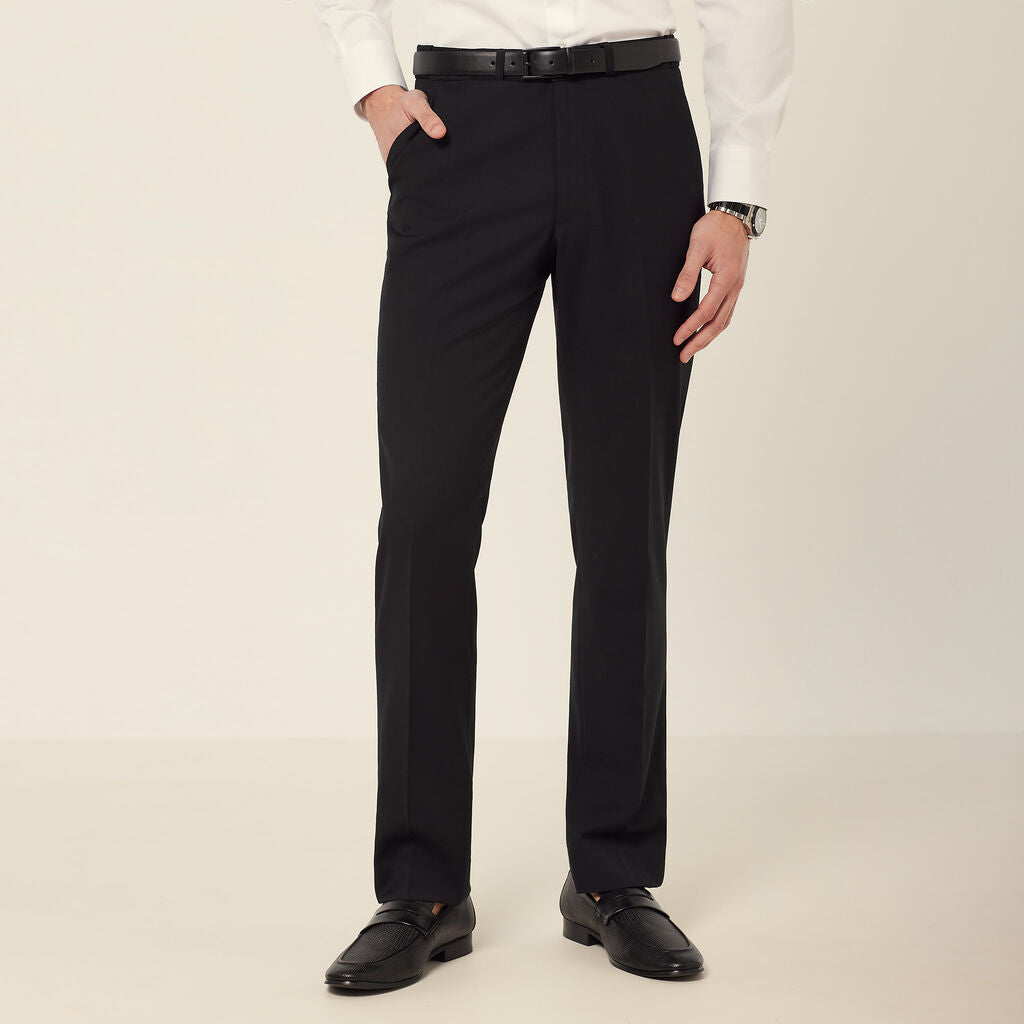 NNT CATCPA Wool Blend Twill Secret Waist Tailored Pant