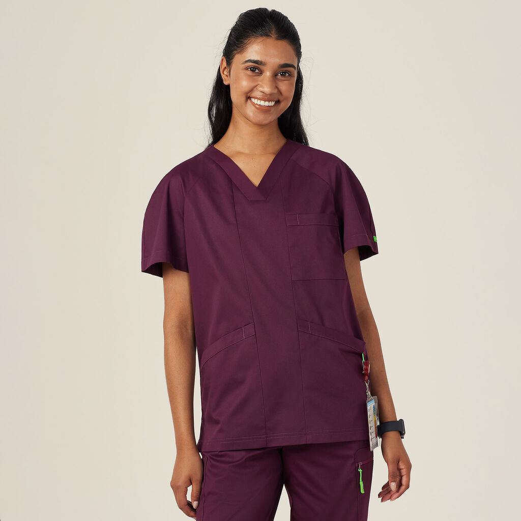 NNT CATRFV Next-gen Antibacterial Carl Unisex Scrub Top