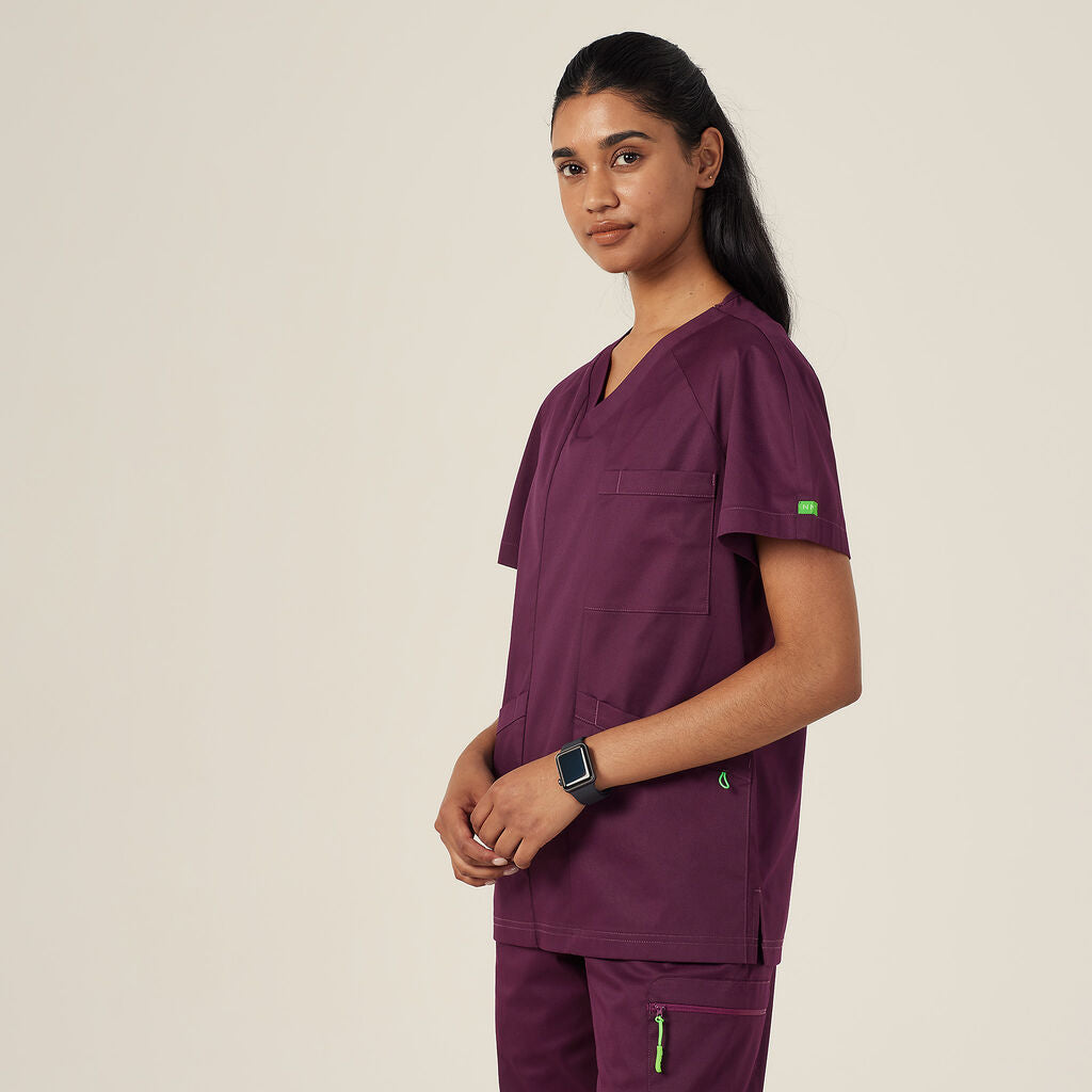 NNT CATRFV Next-gen Antibacterial Carl Unisex Scrub Top