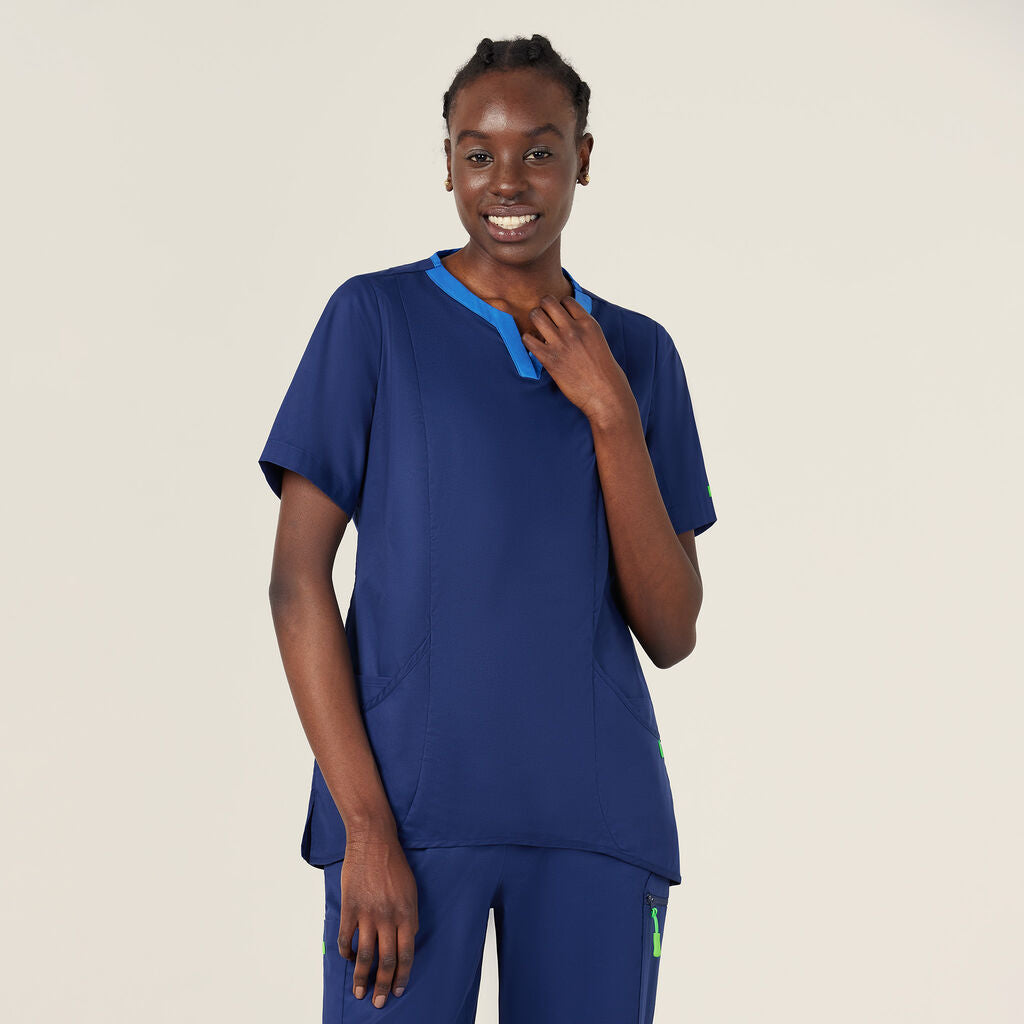 NNT CATU5A Fleming Round Neck Scrub Top