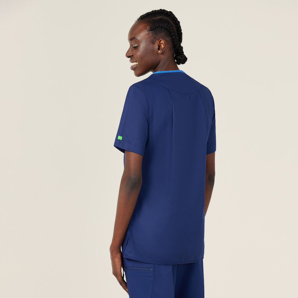 NNT CATU5A Fleming Round Neck Scrub Top