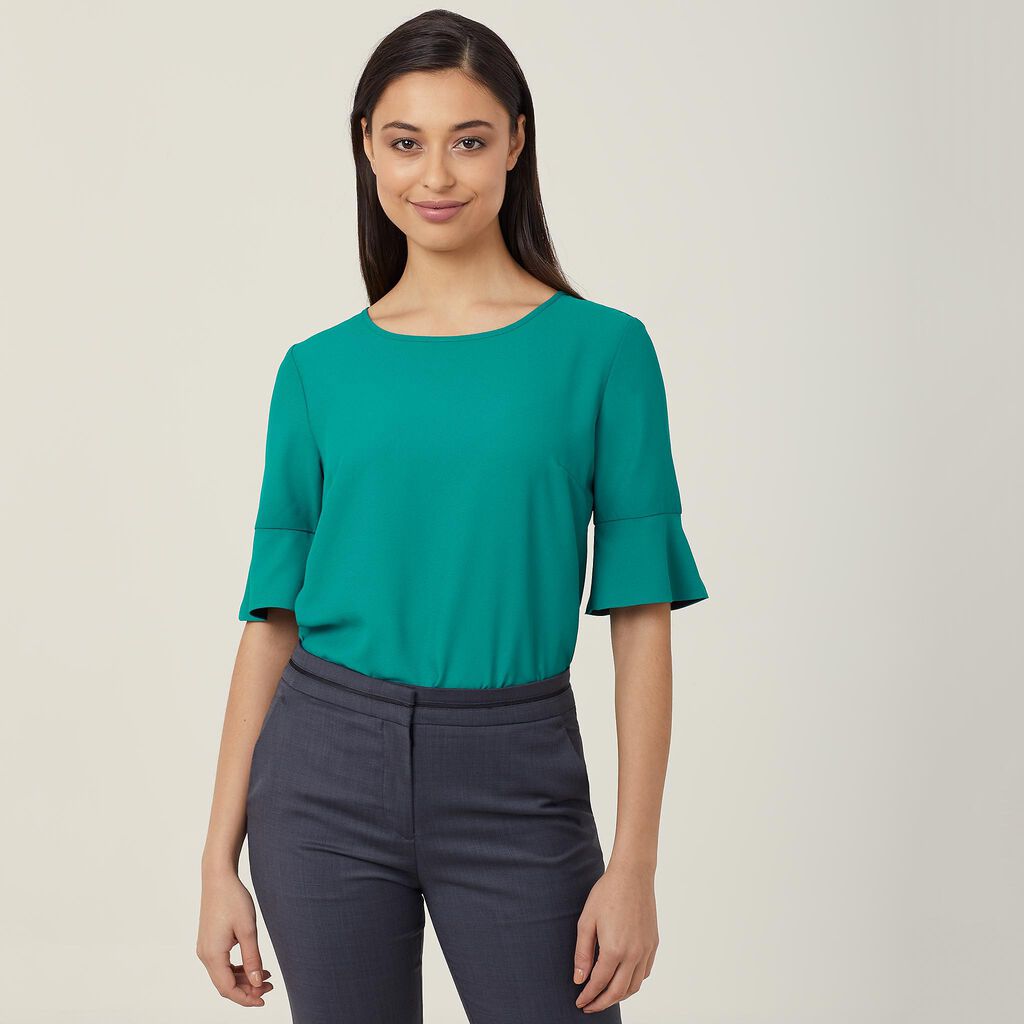 NNT CATU5T Fluted Sleeve Top