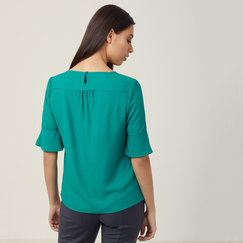 NNT CATU5T Fluted Sleeve Top