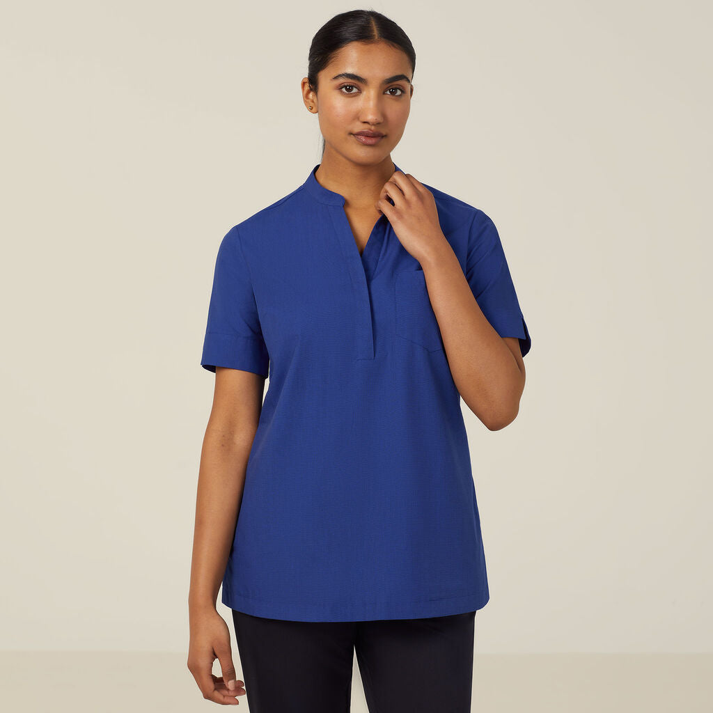 NNT CATUGA Textured Short Sleeve Tunic