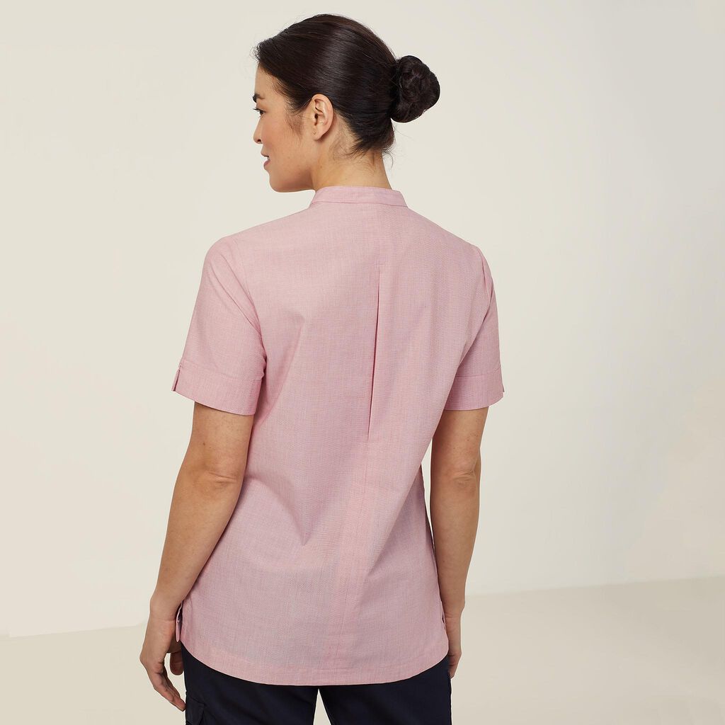 NNT CATUGA Textured Short Sleeve Tunic