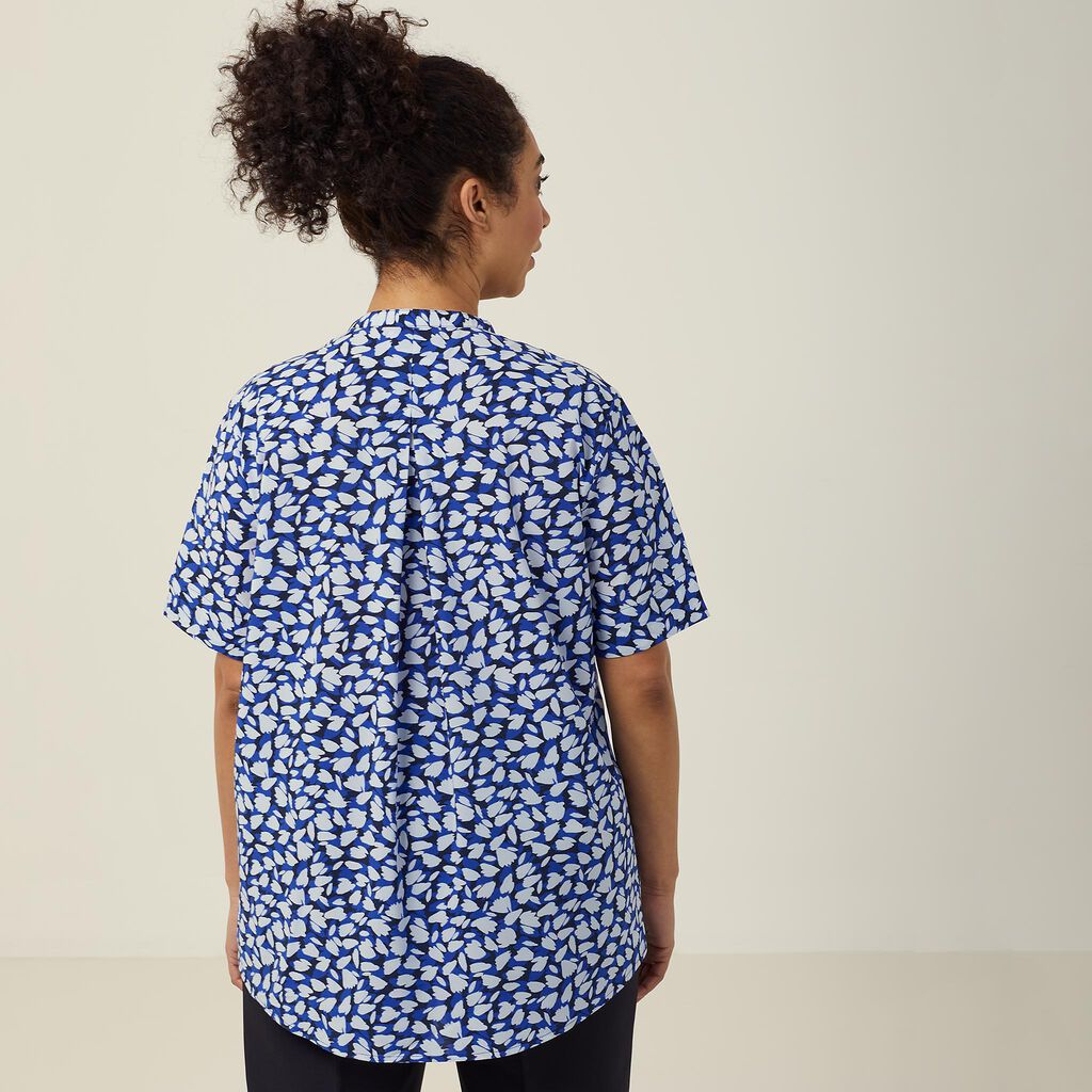 NNT CATUHU Petal Print Short Sleeve Tunic