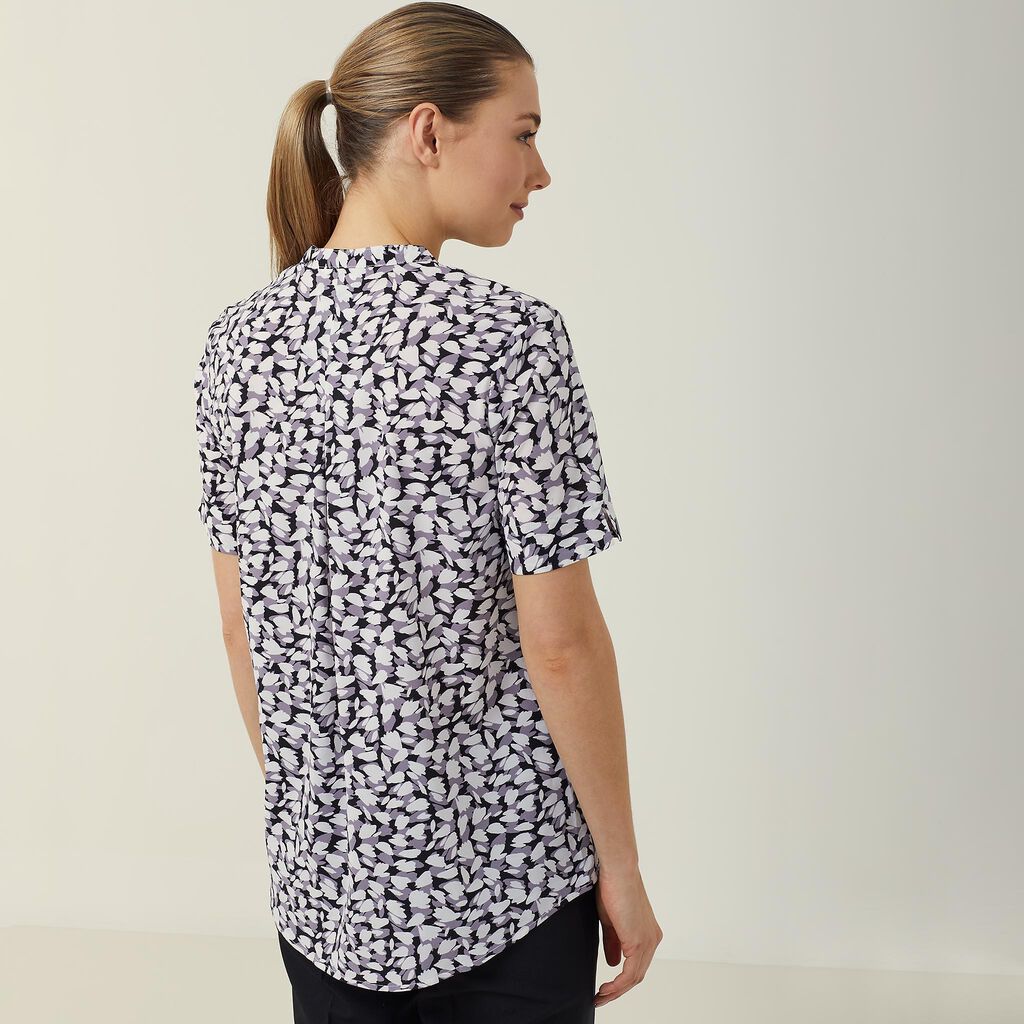 NNT CATUHU Petal Print Short Sleeve Tunic