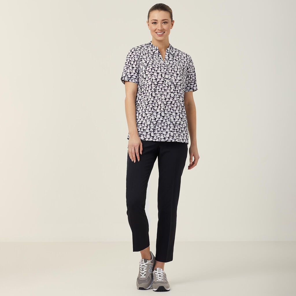 NNT CATUHU Petal Print Short Sleeve Tunic