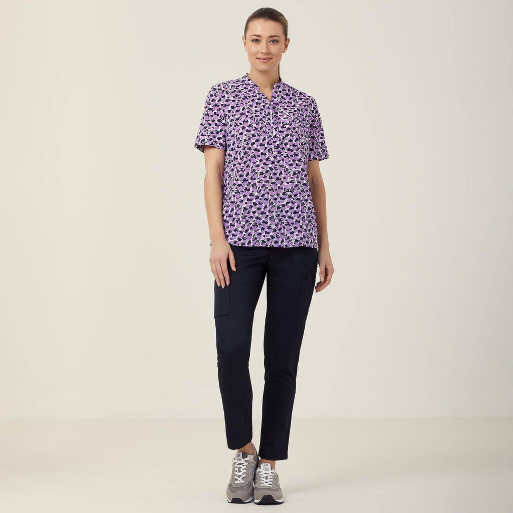 NNT CATUHU Petal Print Short Sleeve Tunic