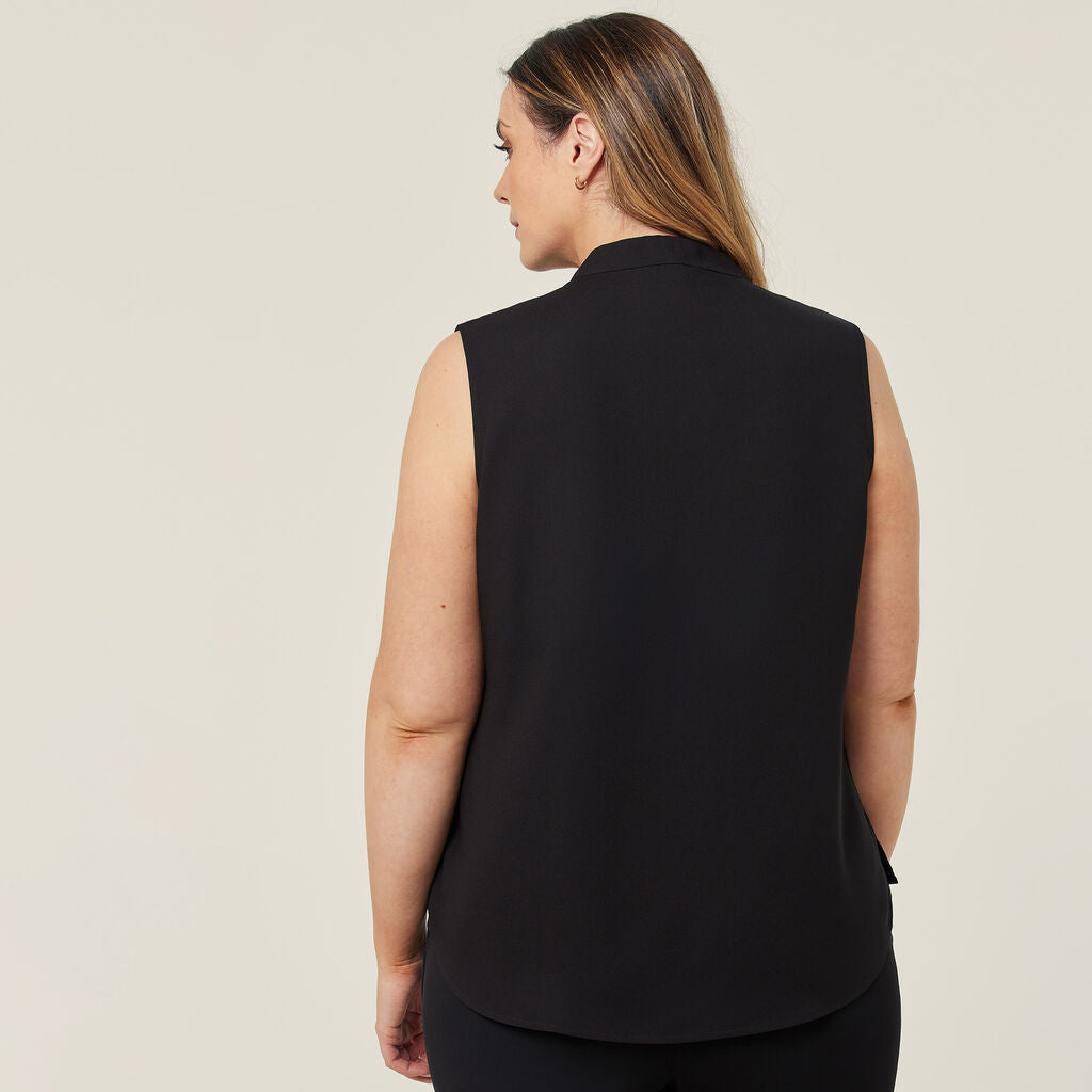 NNT CATUQX Satin Back Crepe Sleeveless Top