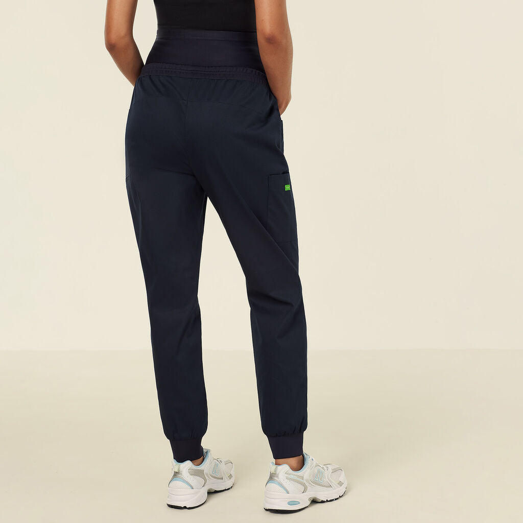 NNT CATW34 Next Gen Active Maternity Jogger Scrub Pant-MIDNIGHT