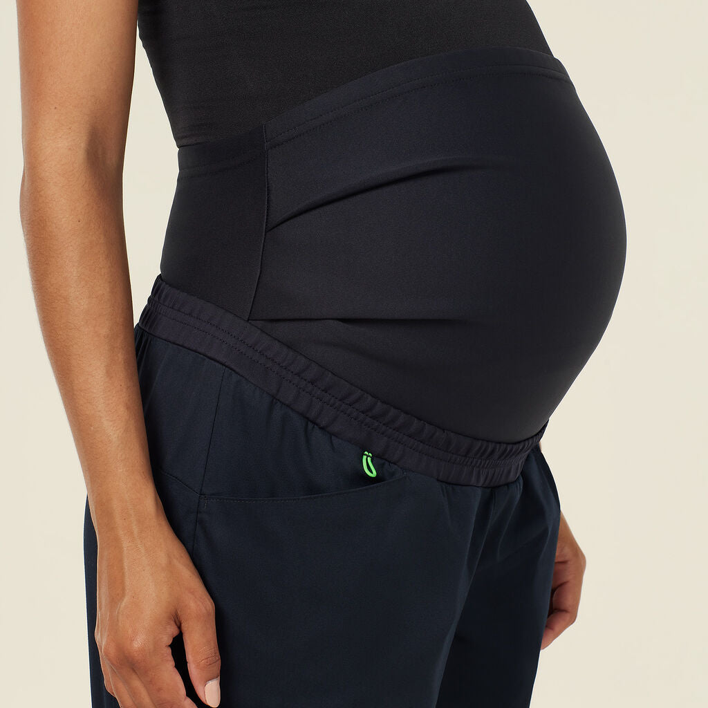 NNT CATW34 Next Gen Active Maternity Jogger Scrub Pant-MIDNIGHT
