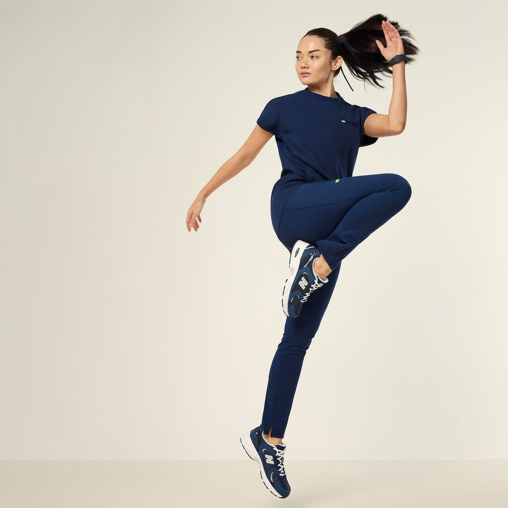 NNT CATW35 Invigorate Hounsfield Stretch Leggings-Navy