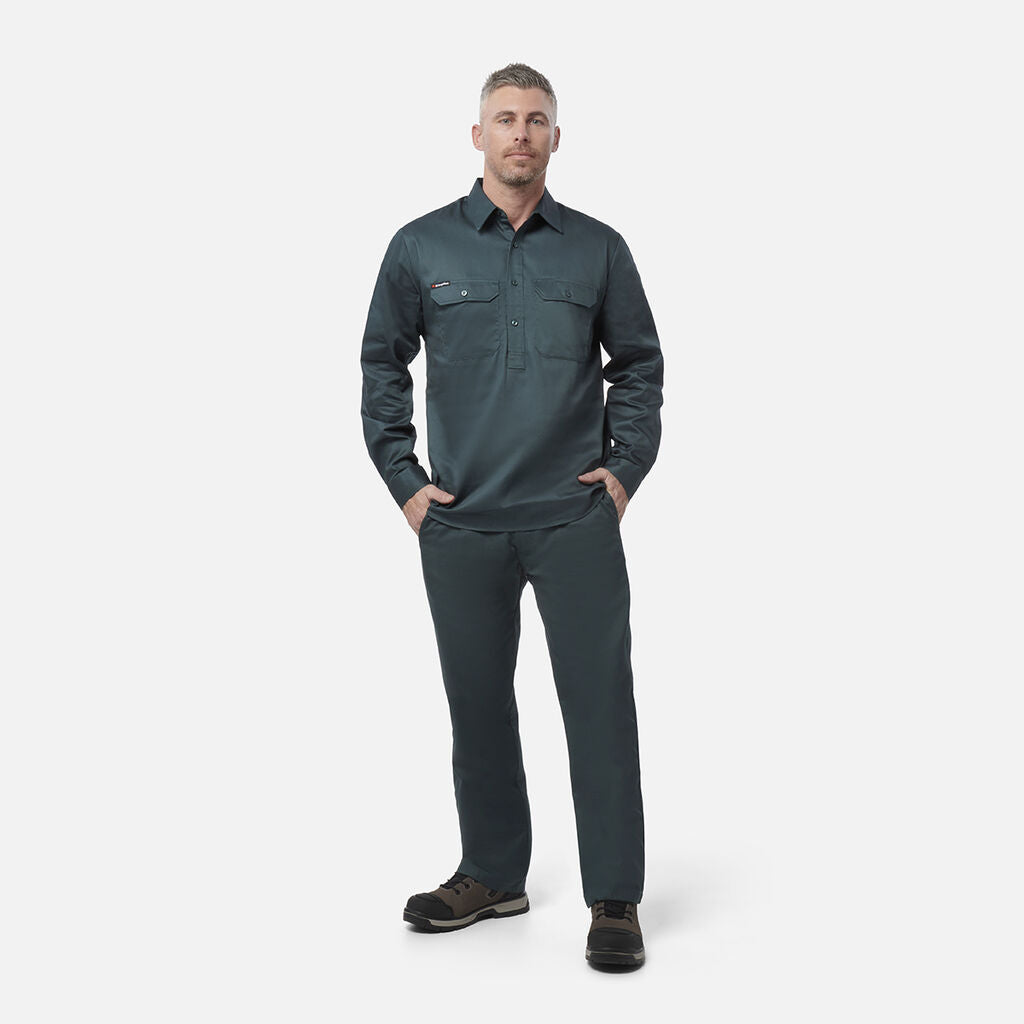 KingGee K04020 Closed Front Drill Shirt L/S