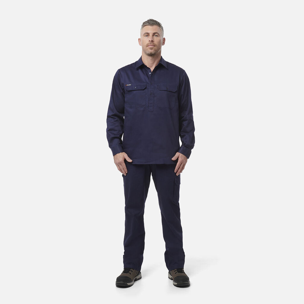 KingGee K04020 Closed Front Drill Shirt L/S