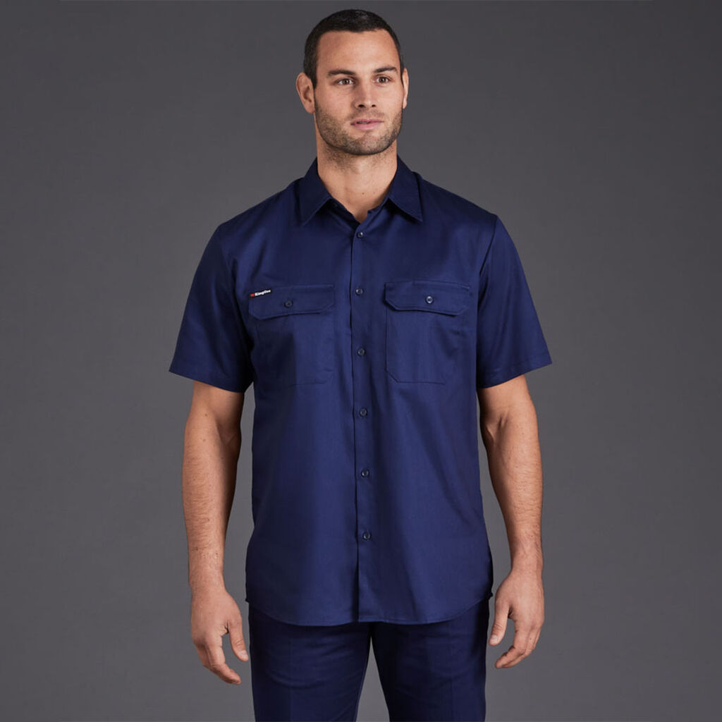 KingGee K04030 Open Front Drill Shirt S/S