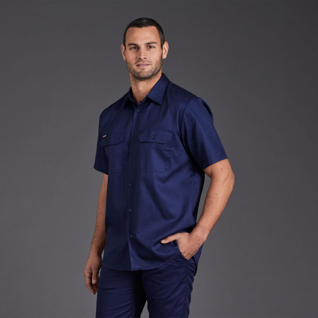 KingGee K04030 Open Front Drill Shirt S/S