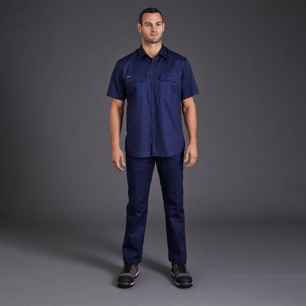 KingGee K04030 Open Front Drill Shirt S/S