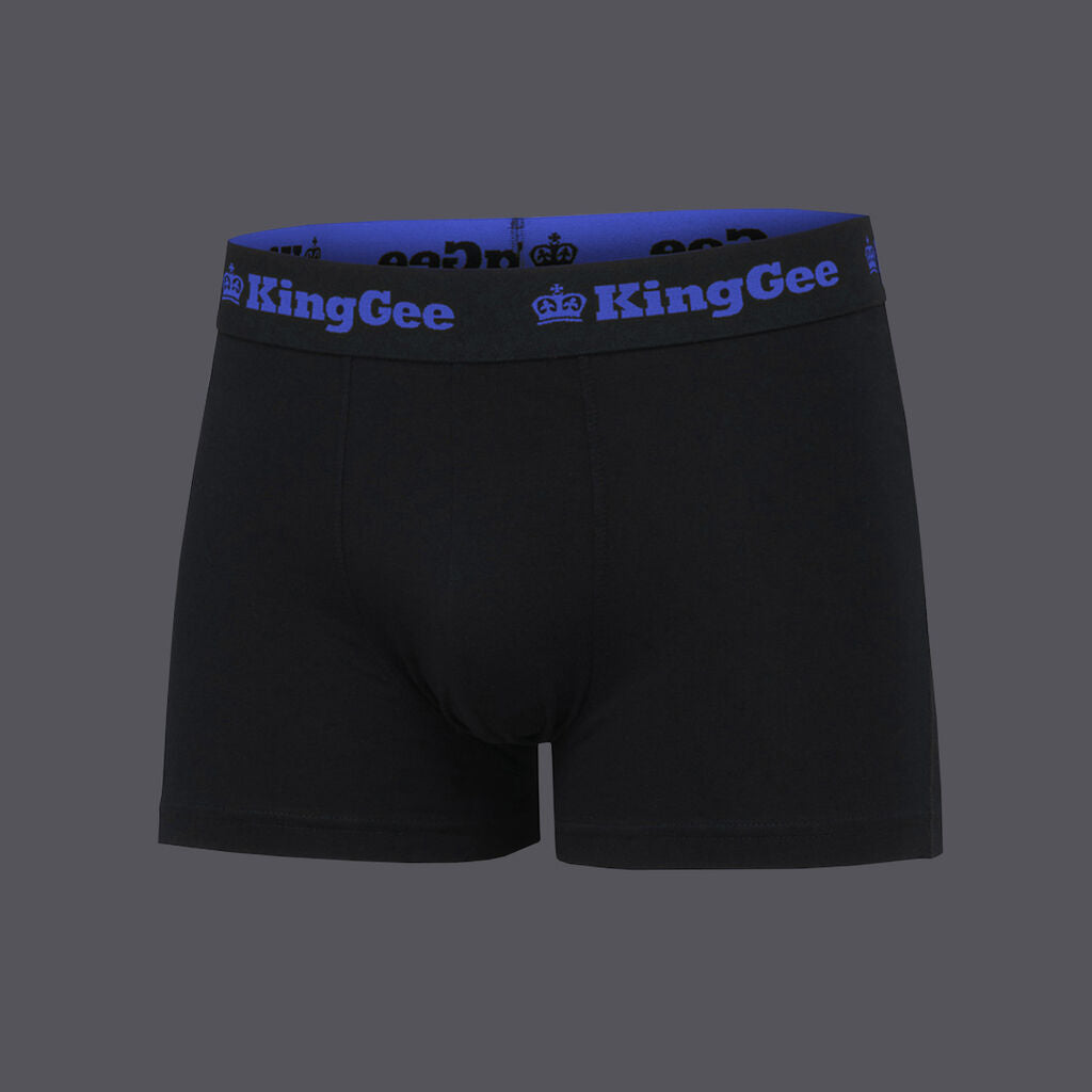 KingGee K09023 King Gee Cotton Trunk 3 Pack-Black