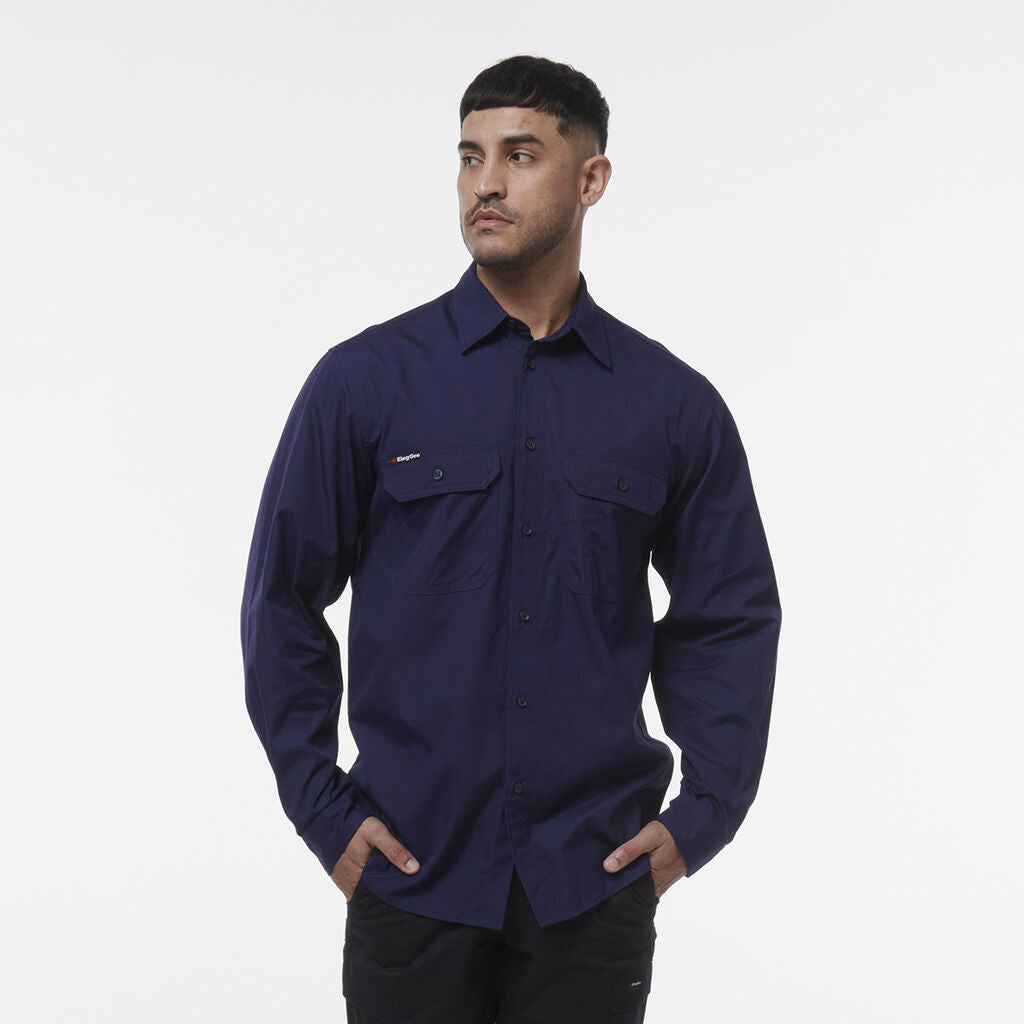 KingGee K14031 Men's Workcool Vented Shirt Long Sleeve