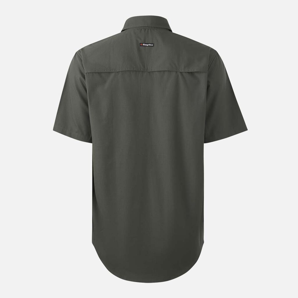 KingGee K14032 Men's Workcool Vented Closed Front Shirt Short Sleeve