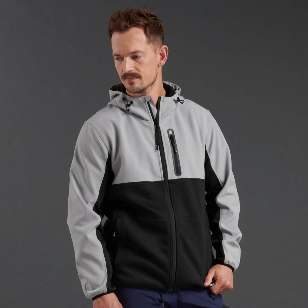 KingGee K15006 Trademark Hybrid Hoodie-Stone Grey