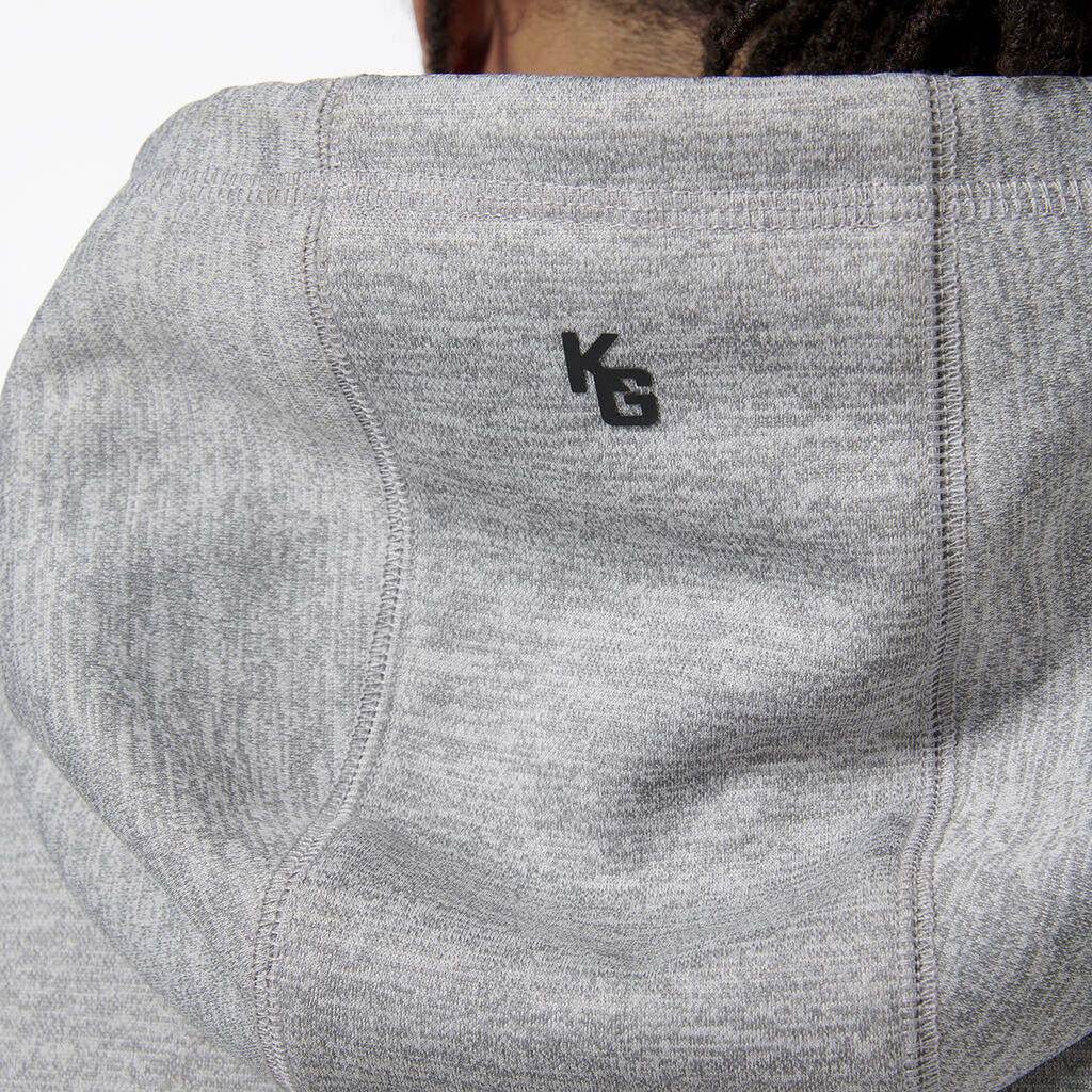 KingGee K15014 Trademark Tech Hoodie-Grey Marle