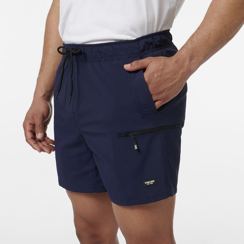 KingGee K17009 Trademark Elastic Short