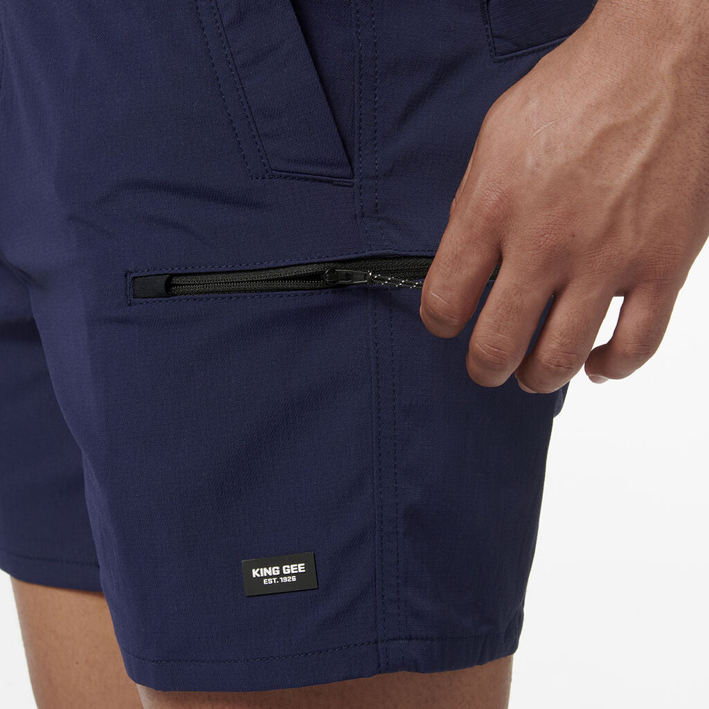 KingGee K17009 Trademark Elastic Short