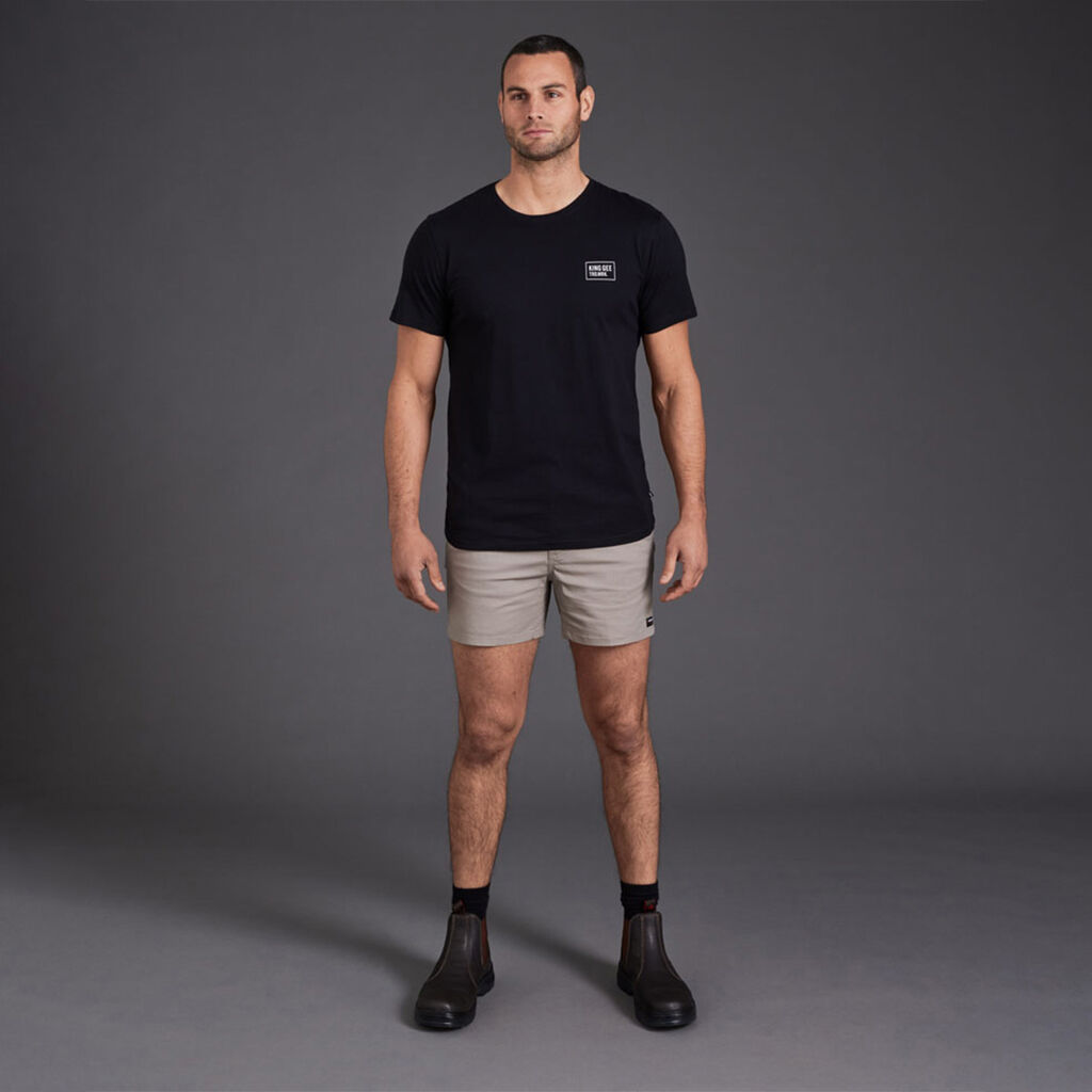 KingGee K17012 Rib Comfort Waist Short Shorts