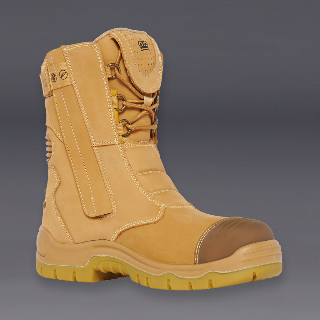 KingGee K27173 Bennu Rigger Safety Boots-Wheat