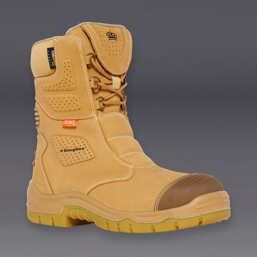 KingGee K27173 Bennu Rigger Safety Boots-Wheat