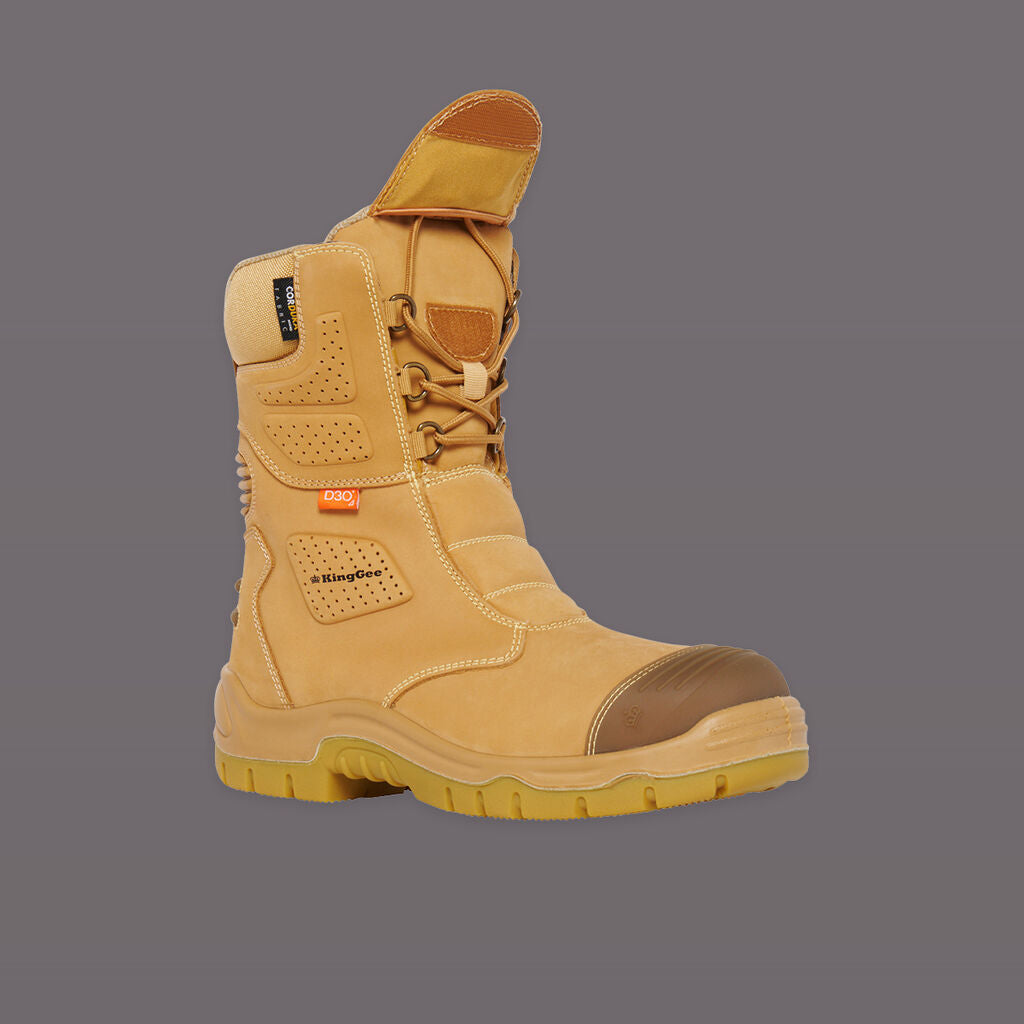 KingGee K27173 Bennu Rigger Safety Boots-Wheat