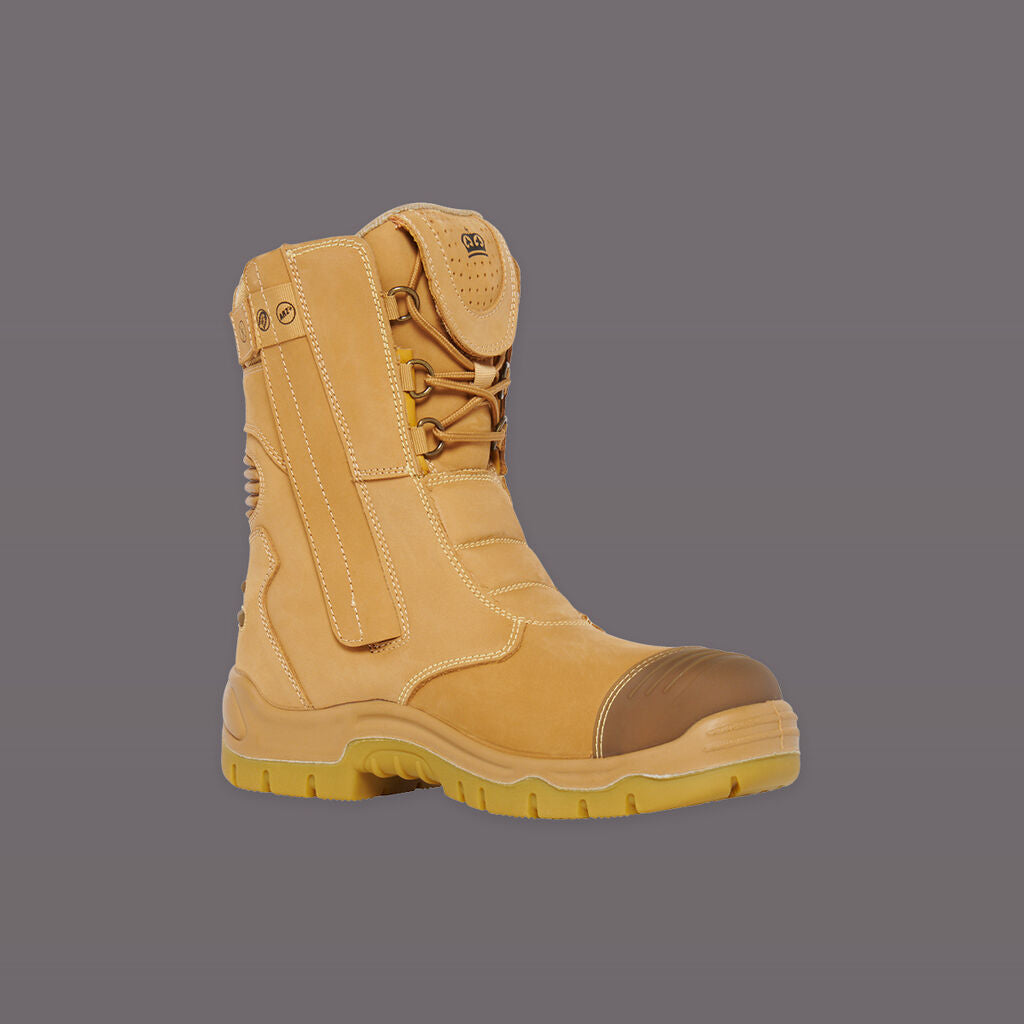 KingGee K27173 Bennu Rigger Safety Boots-Wheat