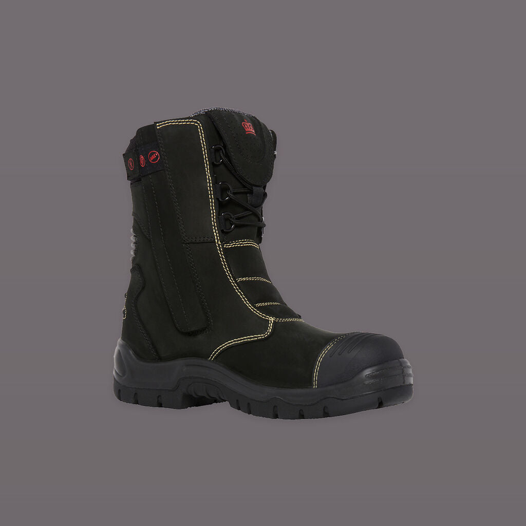 KingGee K27174 Bennu Rigger Safety Boots-Black