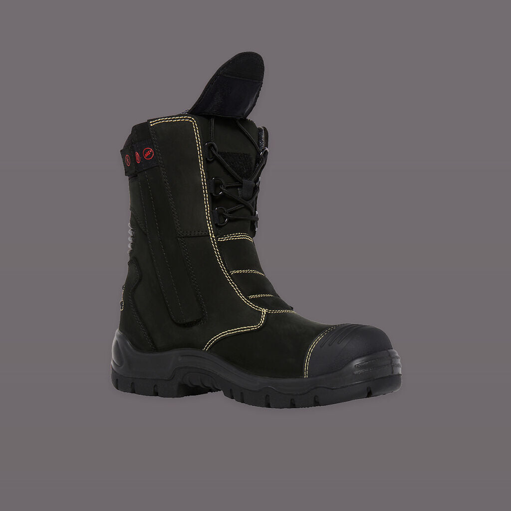 KingGee K27174 Bennu Rigger Safety Boots-Black