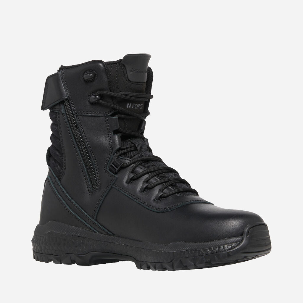 KingGee K27184 N Force Hybrid 8 Inch Men's Black Non Safety Boots